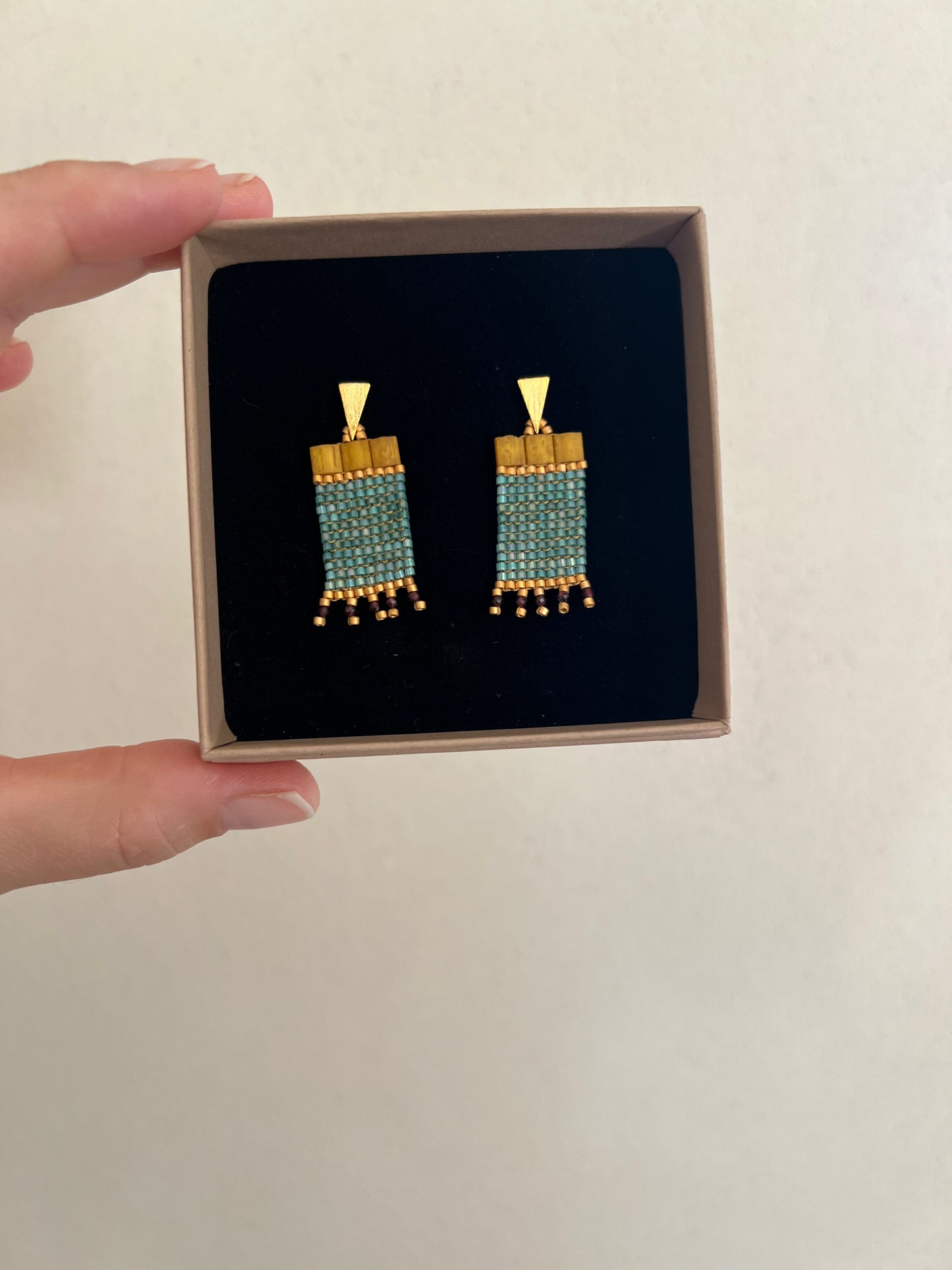 A Winter's Tale : Woven earrings