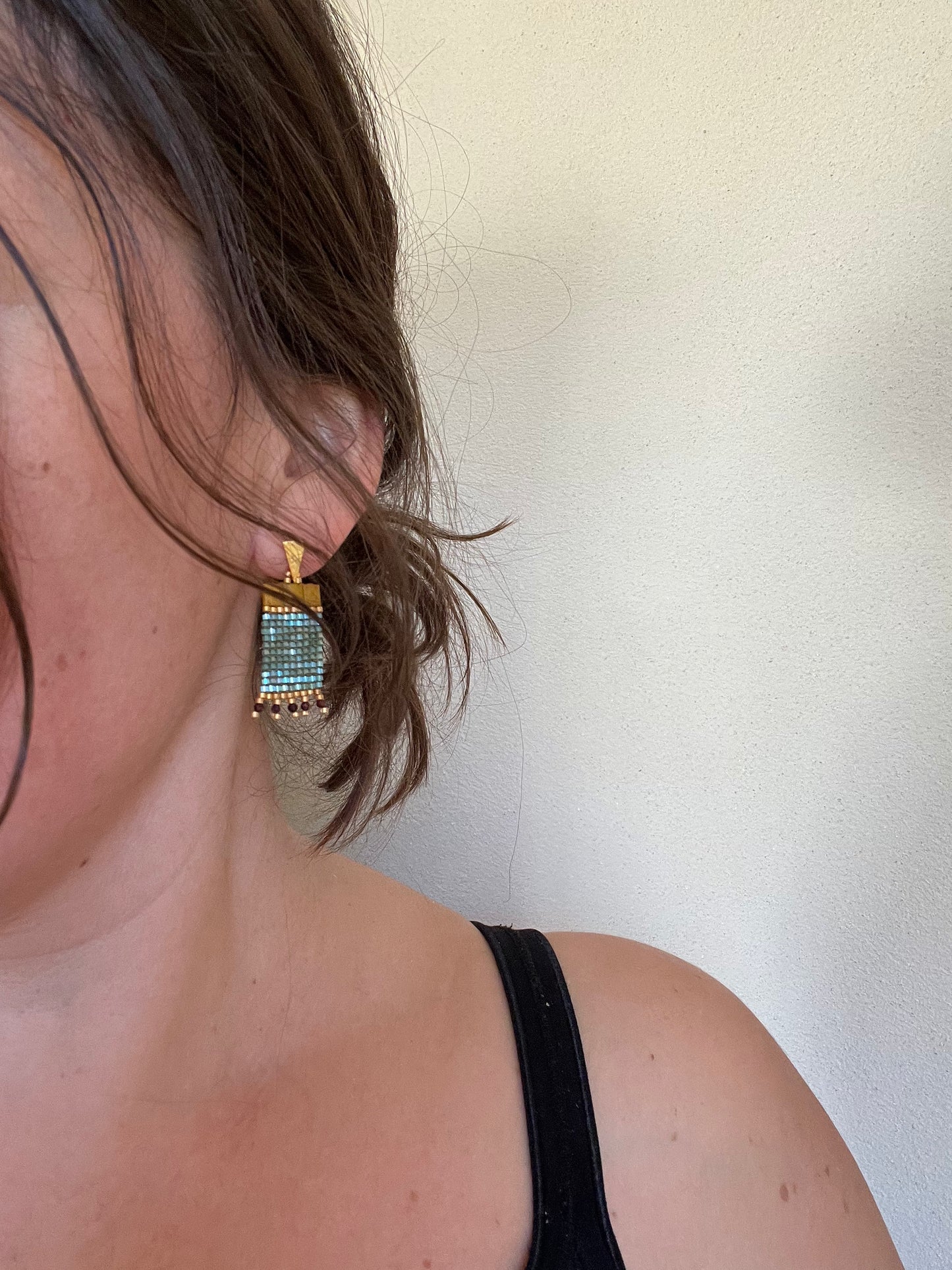 A Winter's Tale : Woven earrings
